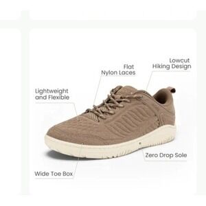 Hike Footwear Ridge Plus Taupe Barefoot Trail Hiking Shoes EU 43 M 10 W 11.5 NEW